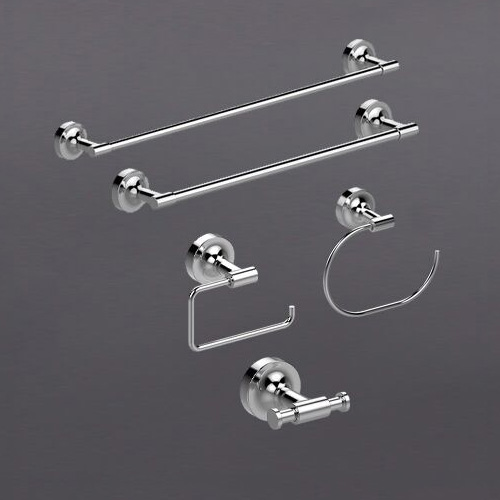 Chrome Plated ရေချိုးခန်း ဆက်စပ်ပစ္စည်းအစုံ