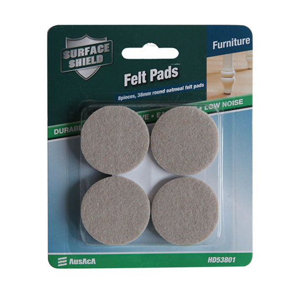 ပရိဘောဂအတွက် စလစ်မကပ်သော လွယ်ကူသော Slide Felt Foot Pads
