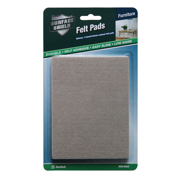 ထောင့်မှန်စတုဂံ Felt Foot Pads